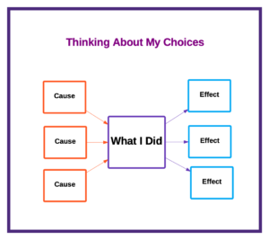 MTSS: Multi-Flow Map showing Cause and Effect of Choices